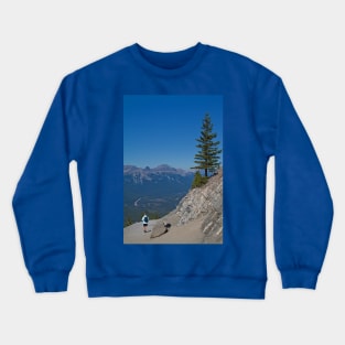 Canada. Banff National Park. Sulphur Mountain. Loneliness of Two. Crewneck Sweatshirt